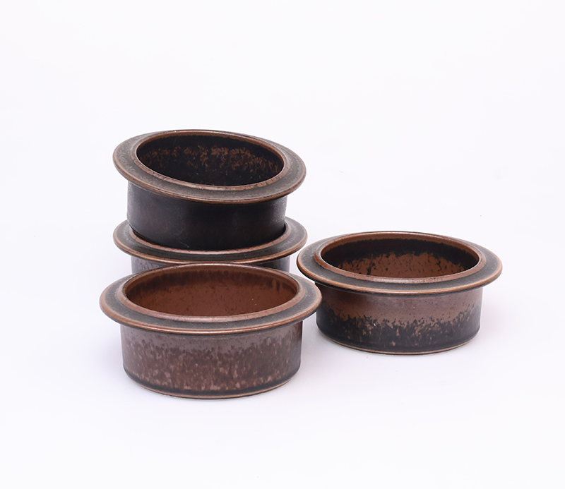 Arabiaruskommetjes41 Vintage Arabia Ruska set kommetjes, 1970sArabia Ruska, Ulla Procopé, Arabia Finland, vintage kommetjes, Scandinavisch keramiek, Ruska bowls, Finland design, jaren 70 keramiek, vintage servies, Japandi interieur