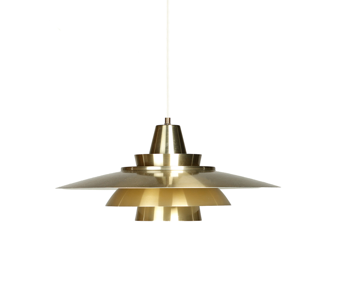 Mogensdavids1 Vintage Deense hanglamp van Mogens Davidsen, jaren 70Mogens Davidsen, Super Light AS, David Super light, Deense hanglamp, vintage hanglamp, Deens design, jaren 70 lamp, jaren 70 verlichting, messingkleurige hanglamp, metalen hanglamp, mid-century verlichting, vintage verlichting, design hanglamp, Deense design lamp