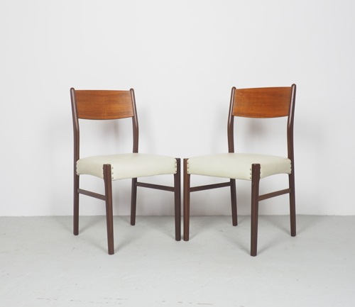 Ontmoedigen Spotlijster Controversieel Set van 2 vintage stoelen teak jaren 60