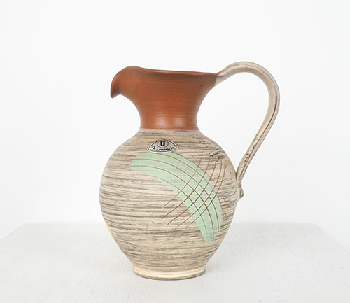 ukeramikoor1 Vintage karaf vaasje Ü keramik 504Vintage, karaf vaasje, west germany,  Ü keramik 504-14